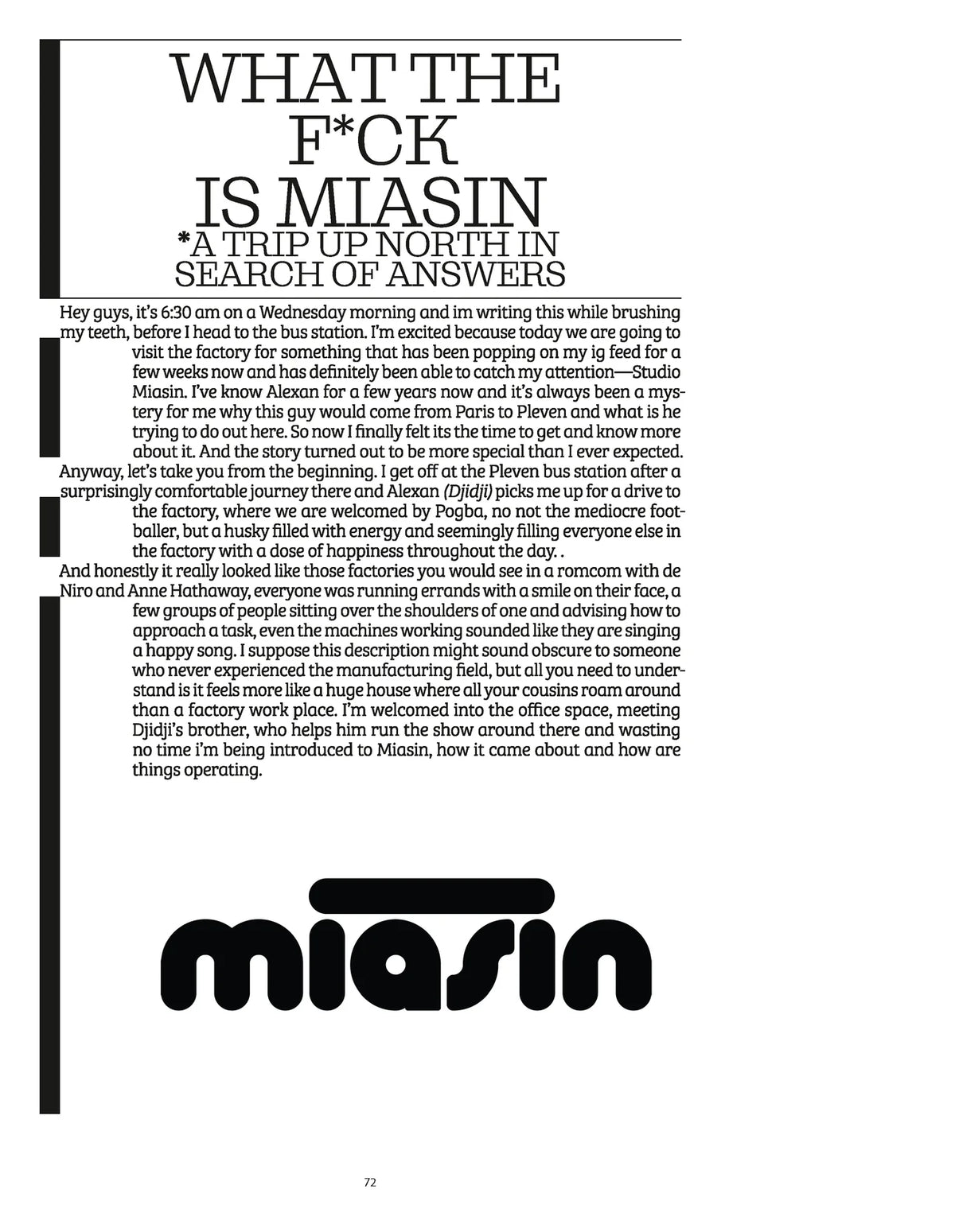 AIW Issue 1 Print Edition